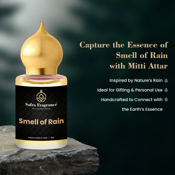 Smell of Rain Premium Long Lasting Non-Alcoholic Attar - 6ML - Image 3