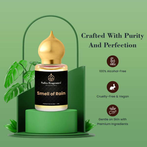 Smell of Rain Premium Long Lasting Non-Alcoholic Attar - 6ML - Image 4